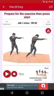 Play Fighting Machine Workout - Fitness Coach Gym Guide