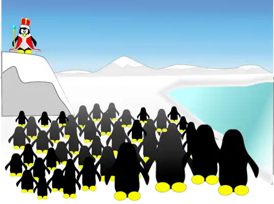 Play Fighting Penguin Play Fighting Penguin