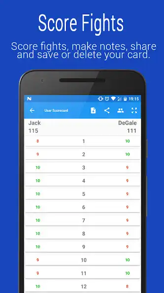 Play Fight Score (Boxing Scorecard)  and enjoy Fight Score (Boxing Scorecard) with UptoPlay