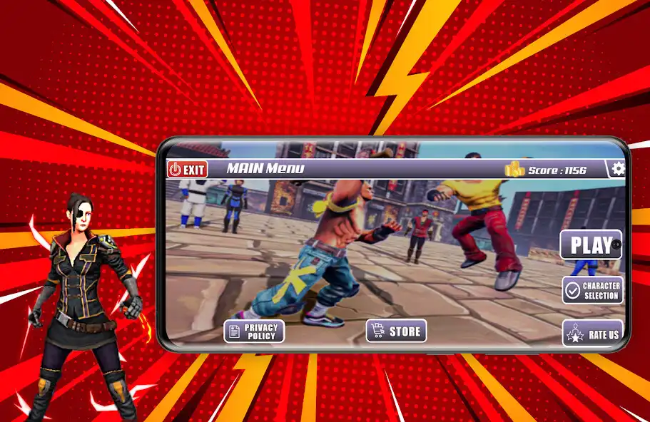 Play Fight Street Kungfu Fighting  and enjoy Fight Street Kungfu Fighting with UptoPlay