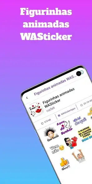 Play Figurinhas Animadas WASticker  and enjoy Figurinhas Animadas WASticker with UptoPlay