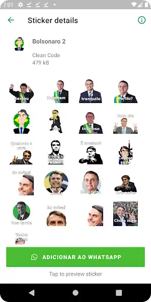 Play Figurinhas Bolsonaro as an online game Figurinhas Bolsonaro with UptoPlay