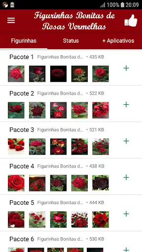 Play Figurinhas Bonitas de Rosas Vermelhas  and enjoy Figurinhas Bonitas de Rosas Vermelhas with UptoPlay