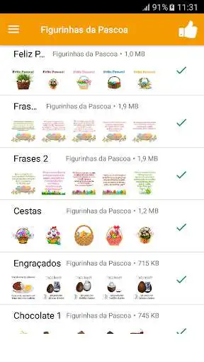 Play Figurinhas da Pascoa - WAStickerApps  and enjoy Figurinhas da Pascoa - WAStickerApps with UptoPlay