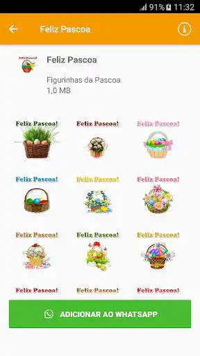Play Figurinhas da Pascoa - WAStickerApps as an online game Figurinhas da Pascoa - WAStickerApps with UptoPlay