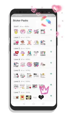Play Figurinhas de amor e cantadas as an online game Figurinhas de amor e cantadas with UptoPlay