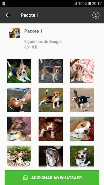 Play Figurinhas de Beagle - WAStickerApps as an online game Figurinhas de Beagle - WAStickerApps with UptoPlay