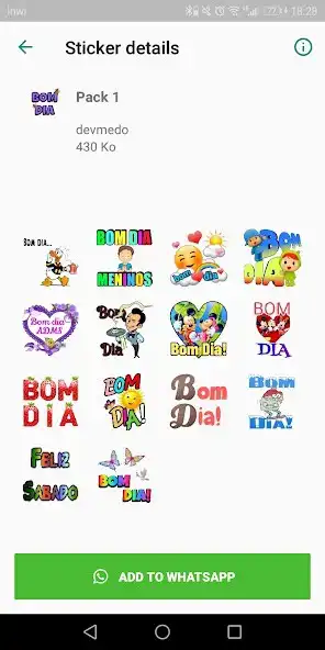 Play figurinhas de bom dia 2022 Whp as an online game figurinhas de bom dia 2022 Whp with UptoPlay