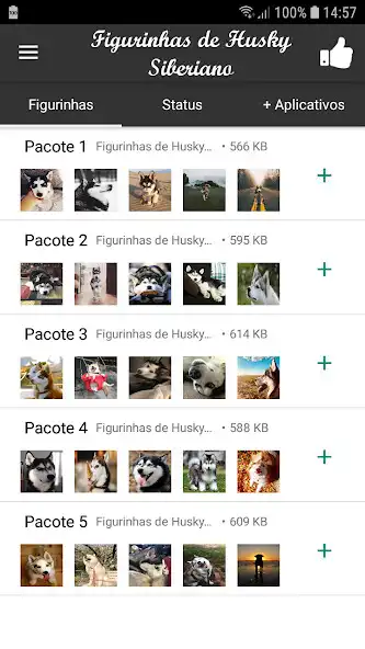 Play Figurinhas de Husky Siberiano  and enjoy Figurinhas de Husky Siberiano with UptoPlay
