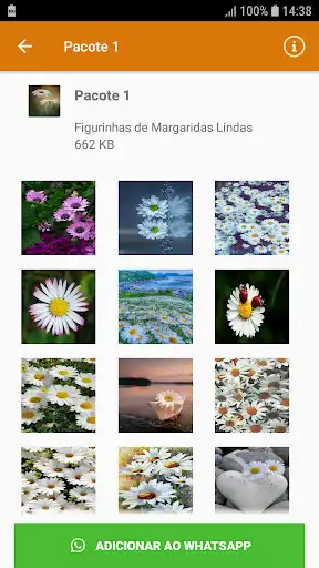 Play Figurinhas de Margaridas Lindas - WAStickerApps as an online game Figurinhas de Margaridas Lindas - WAStickerApps with UptoPlay