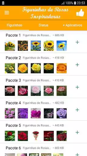 Play Figurinhas de Rosas Inspiradoras - WAStickerApps  and enjoy Figurinhas de Rosas Inspiradoras - WAStickerApps with UptoPlay