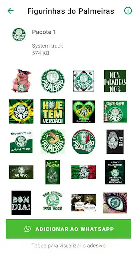 Play Figurinhas do Palmeiras as an online game Figurinhas do Palmeiras with UptoPlay
