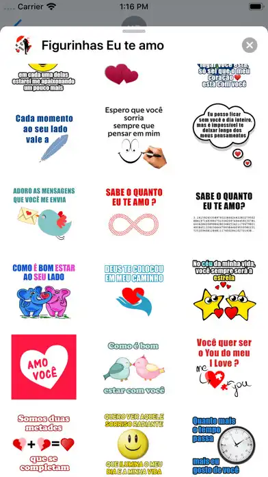Play Figurinhas Eu Te Amo as an online game Figurinhas Eu Te Amo with UptoPlay
