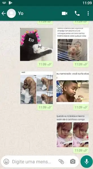 Play Figurinhas memes Apaixonados as an online game Figurinhas memes Apaixonados with UptoPlay