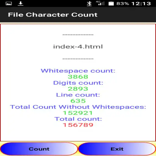 Play File Character Count APK