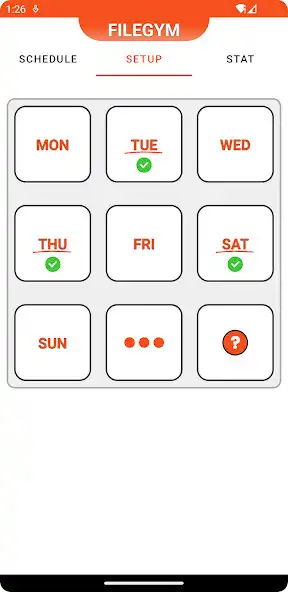 Play FILEGYM - Scheduler  Tracker as an online game FILEGYM - Scheduler  Tracker with UptoPlay