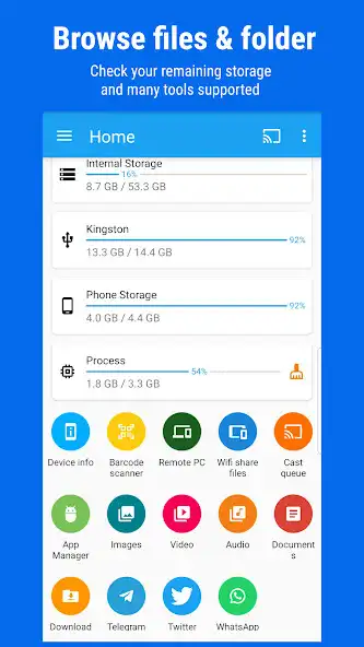 Play File Manager: Es File Explorer  and enjoy File Manager: Es File Explorer with UptoPlay