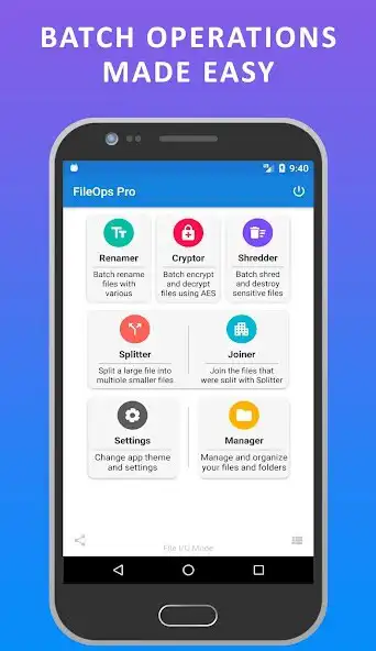 Play FileOps Pro: Batch processing  and enjoy FileOps Pro: Batch processing with UptoPlay