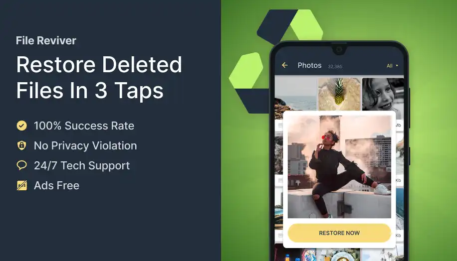 Play File Reviver: Restore Deleted Files In 3 Taps  and enjoy File Reviver: Restore Deleted Files In 3 Taps with UptoPlay