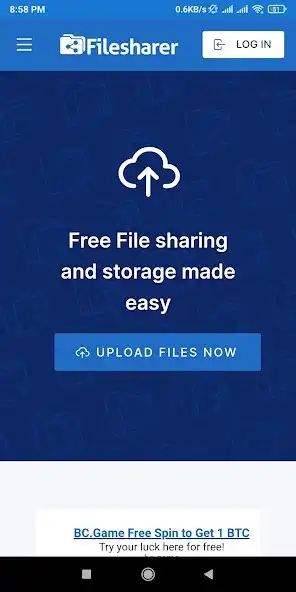 Play Filesharer - sharing  storage  and enjoy Filesharer - sharing  storage with UptoPlay