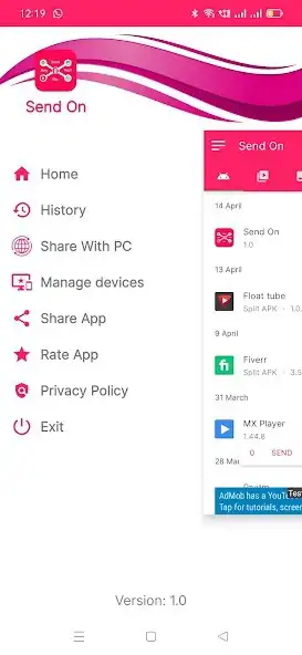 Play File Sharing App : Sendon It as an online game File Sharing App : Sendon It with UptoPlay