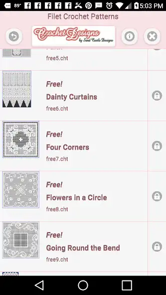Play Filet Crochet Patterns as an online game Filet Crochet Patterns with UptoPlay