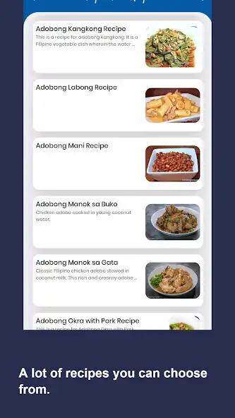 Play Filipino Food Recipe App as an online game Filipino Food Recipe App with UptoPlay
