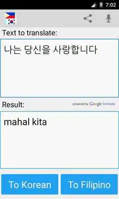 Play Filipino-Korean Translator