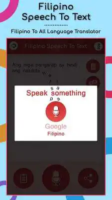Play Filipino Speech to Text