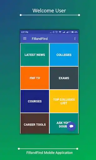 Play FillandFind - Admissions, Exam, College, CareerBot  and enjoy FillandFind - Admissions, Exam, College, CareerBot with UptoPlay
