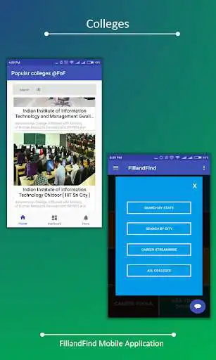 Play FillandFind - Admissions, Exam, College, CareerBot as an online game FillandFind - Admissions, Exam, College, CareerBot with UptoPlay