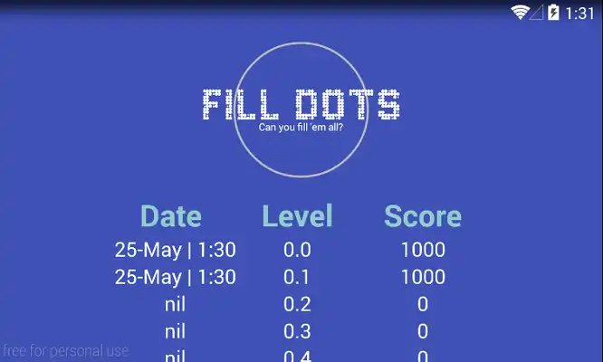 Play Fill Dots Play Fill Dots
