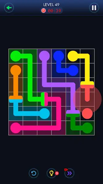Play Fill Flow - Dot Connect puzzle  and enjoy Fill Flow - Dot Connect puzzle with UptoPlay