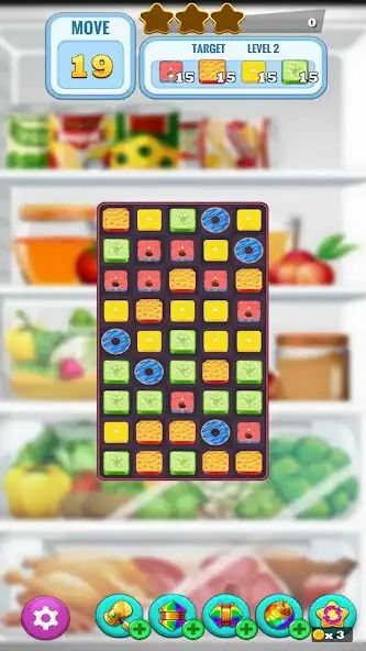 Play Fill The Fridge: Match 3 Game  and enjoy Fill The Fridge: Match 3 Game with UptoPlay