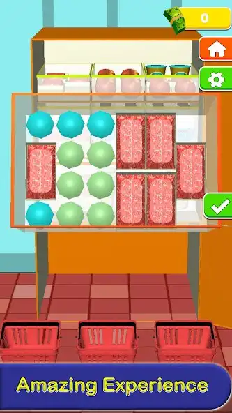 Play Fill The Fridge - Stack N Sort as an online game Fill The Fridge - Stack N Sort with UptoPlay
