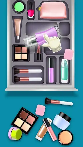 Play Fill the Makeup Organizer Game as an online game Fill the Makeup Organizer Game with UptoPlay