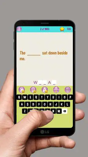 Play Fill the Missing Letters as an online game Fill the Missing Letters with UptoPlay
