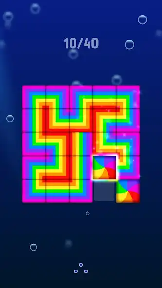 Play Fill the Rainbow - puzzle game  and enjoy Fill the Rainbow - puzzle game with UptoPlay