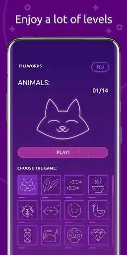 Play Fillwords - Words search 2020  and enjoy Fillwords - Words search 2020 with UptoPlay