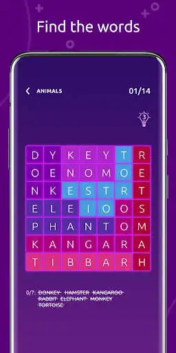 Play Fillwords - Words search 2020 as an online game Fillwords - Words search 2020 with UptoPlay