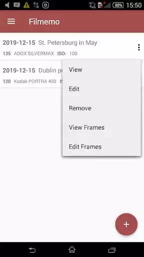 Play Filmemo - Memo tool for film photographers as an online game Filmemo - Memo tool for film photographers with UptoPlay