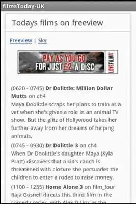 Play films Today - UK