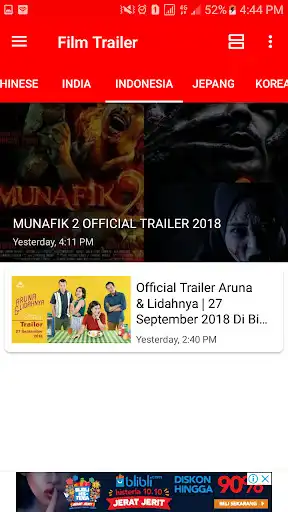Play Film Trailer Terbaru & Terlengkap di Indonesia as an online game Film Trailer Terbaru & Terlengkap di Indonesia with UptoPlay