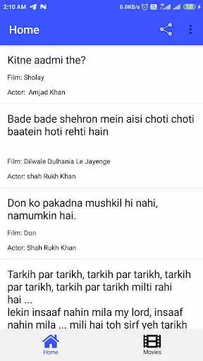 Play Filmy Dialogues as an online game Filmy Dialogues with UptoPlay