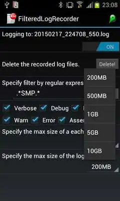 Play Filtered Log Recorder