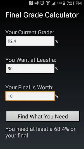 Play Final Grade Calculator  and enjoy Final Grade Calculator with UptoPlay