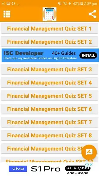 Play Financial Management Quiz  and enjoy Financial Management Quiz with UptoPlay