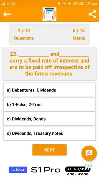 Play Financial Management Quiz as an online game Financial Management Quiz with UptoPlay