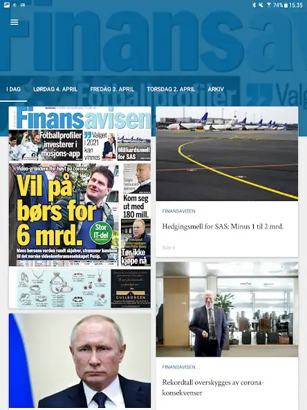 Play Finansavisen eAvis  and enjoy Finansavisen eAvis with UptoPlay