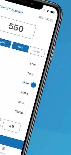 Play FINA Points Calculator